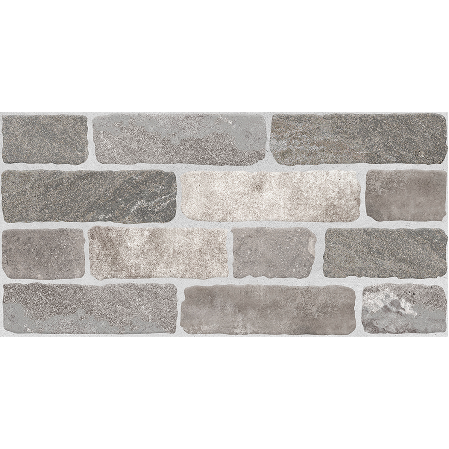 Керамогранит 1.62 м² Global Tile New York GT189VG, 600x300х9 мм, серый