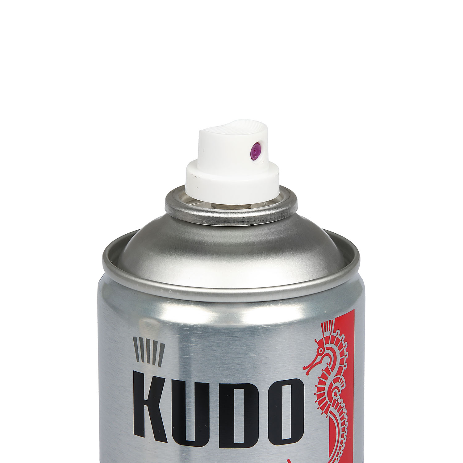 Эмаль-аэрозоль 520 мл KUDO, черная, термостойкая