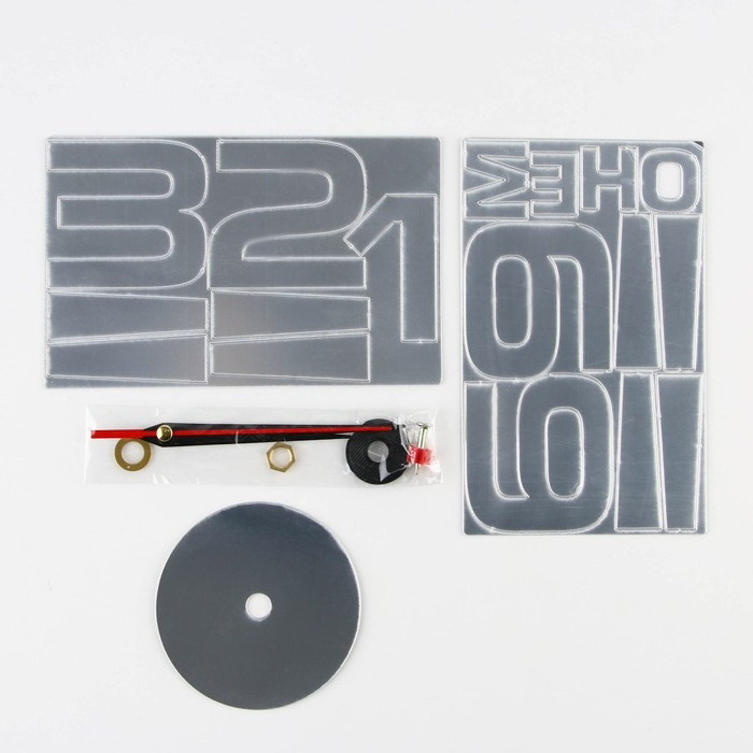 Интерьерные часы-наклейка Home, 60 х 60 см   9123862