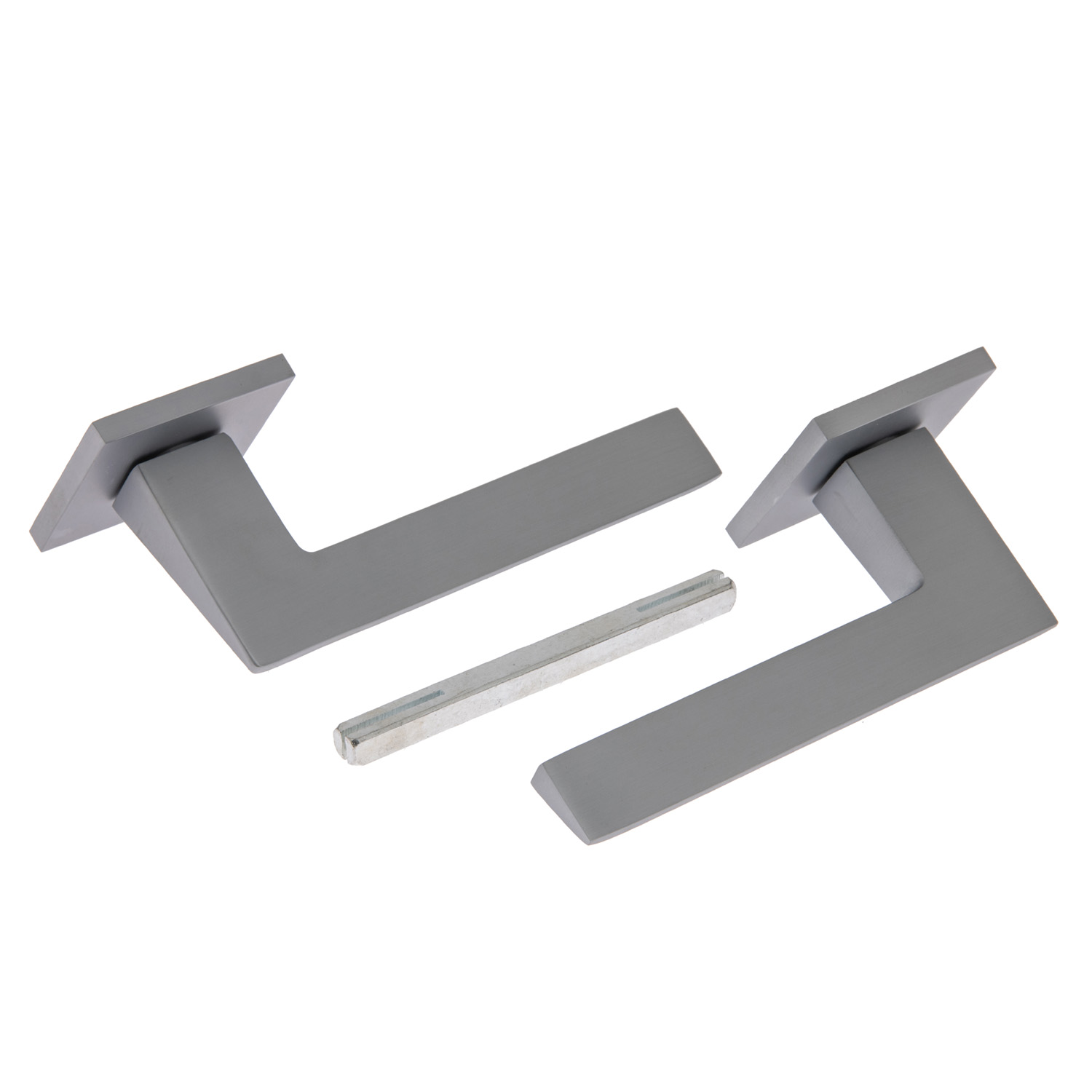 Ручка раздельная ХРОМ сатинированный H-30133-А-CRS Slim Code Deco *1/18