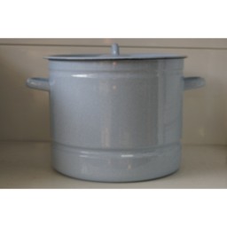 Мантоварка эмалированная 9,0л d240мм крышка с металл.ручкой, без деколи С-2221 *1/2