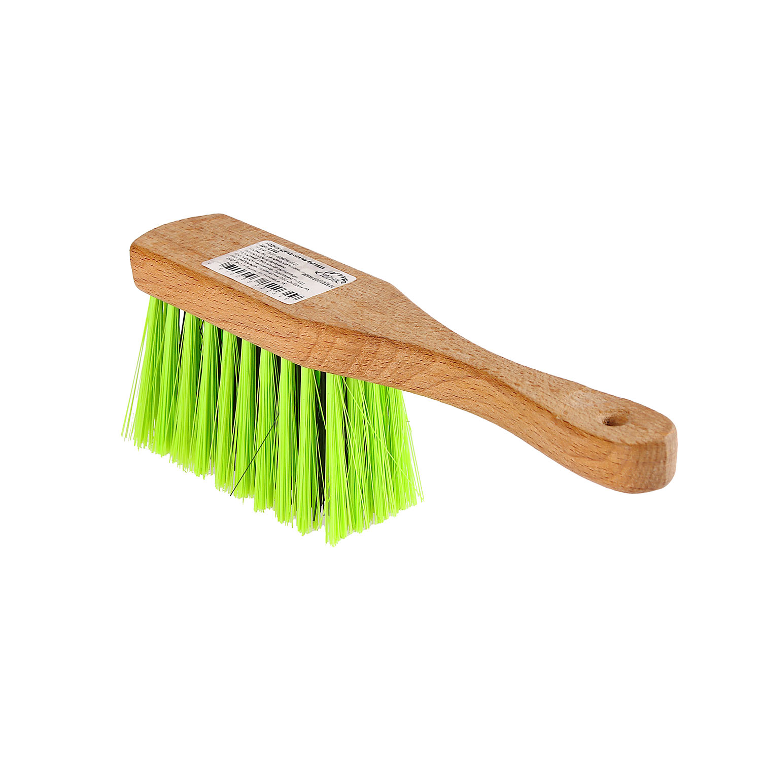 Щетка-сметка деревянная ручка, иск.щетина, дл.210мм, выс.щетины 45мм YOZHIK С/202 ("Экобраш") *1/62