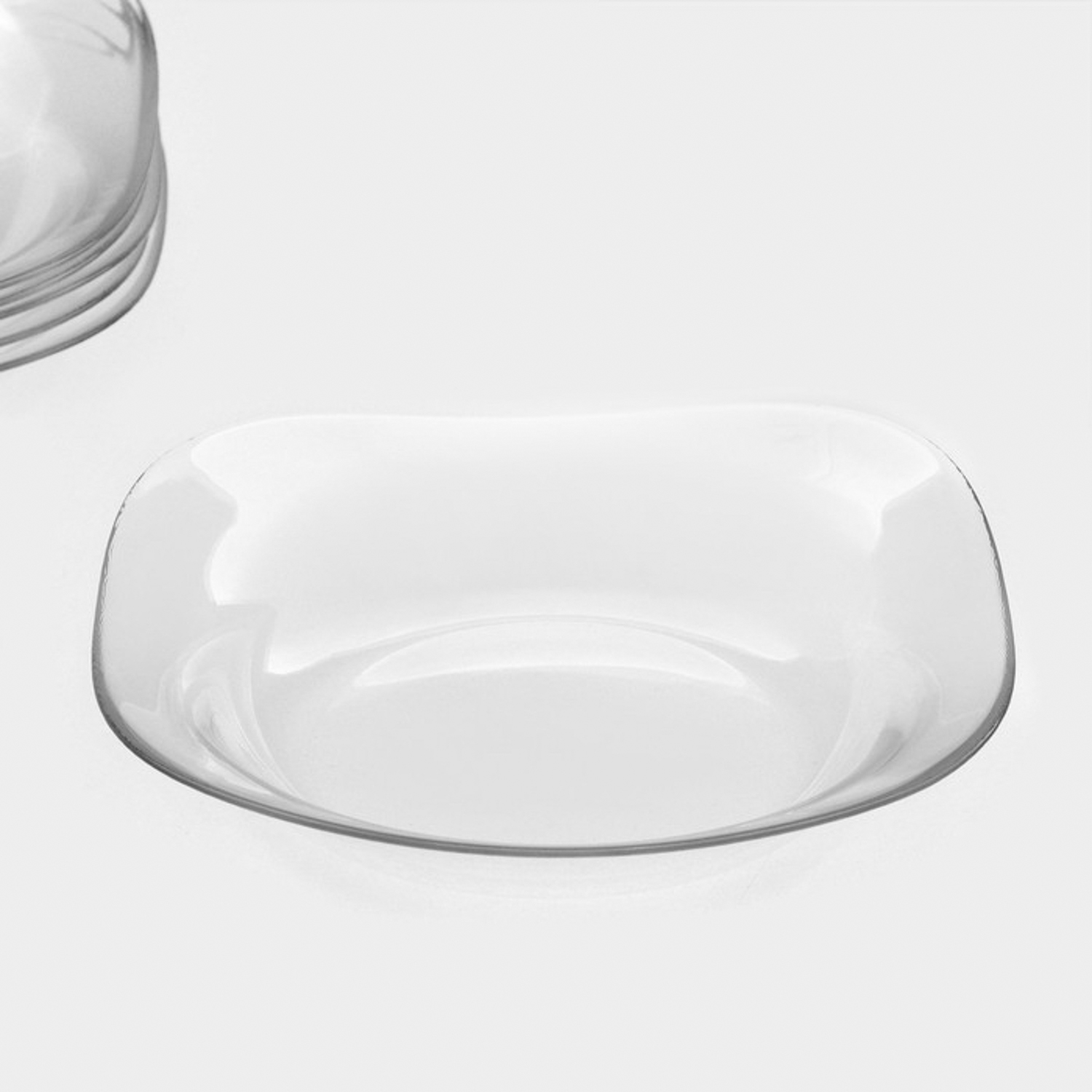 Набор тарелок стекло Pasabahce "Инвитейшн" "Меню" 6шт d21,5см 10496 *1/4