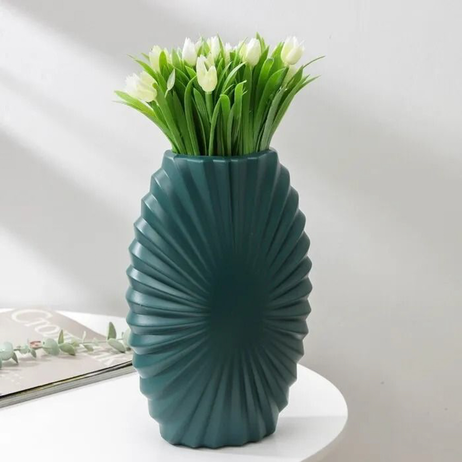 Ваза для цветов 9х18х27,5см, цвет МИКС   7560885 Ваза для цветов 9х18х27,5см, цвет МИКС   7560885