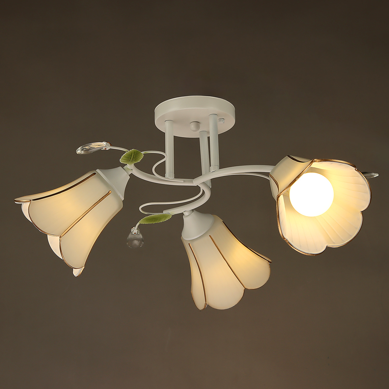 Люстра Verner Lighting А2685/3, 40 Вт, Е27, 3 лампы, белый