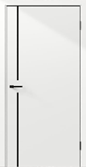Комплект двери межкомнотной Аризона Белый жемчуг 800мм (дверь+погонаж+замок+ручка+петли)*1