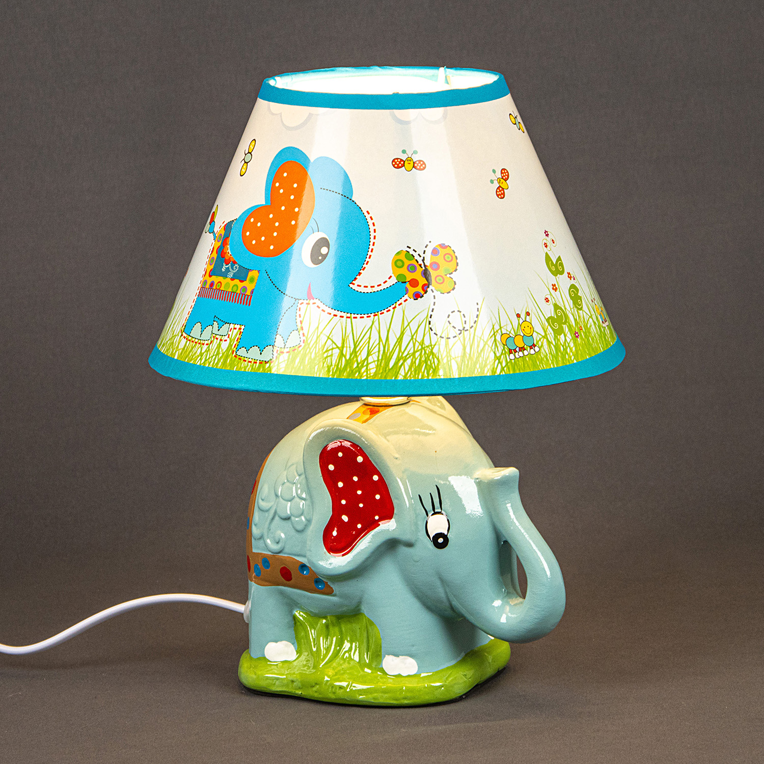 Лампа настольная D1-37 Blue детская Е14 40Вт S=2м2  *1/12