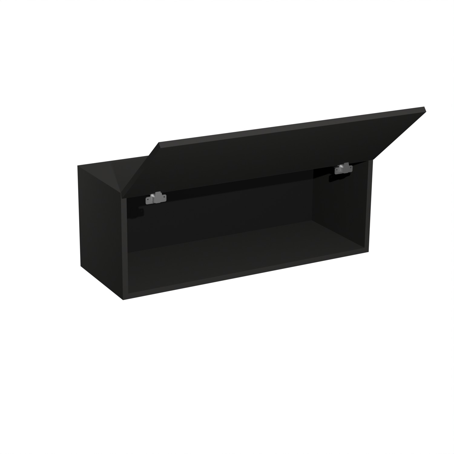 Шкаф навесной 800х300х290 мм BROZEX-WOOD Next, 3 ярус, графит