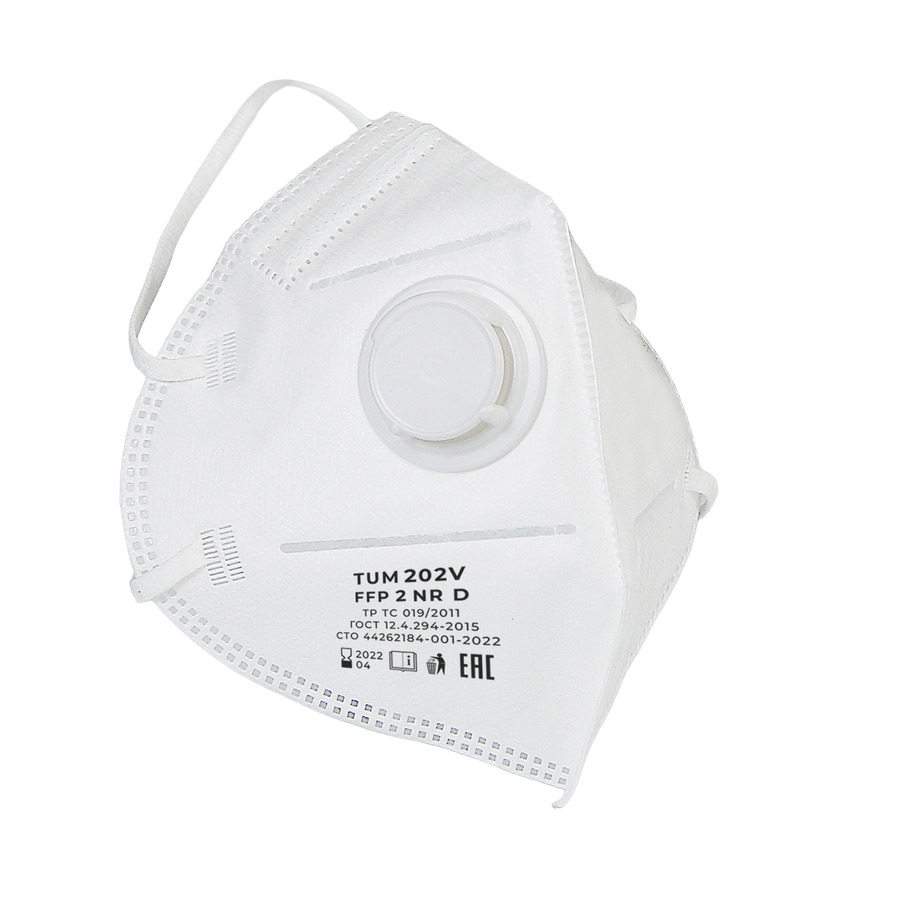 Респиратор складной с клапаном TUM 202 V TUM-SIZ *1/500 Респиратор складной с клапаном TUM 202 V TUM-SIZ *1/500