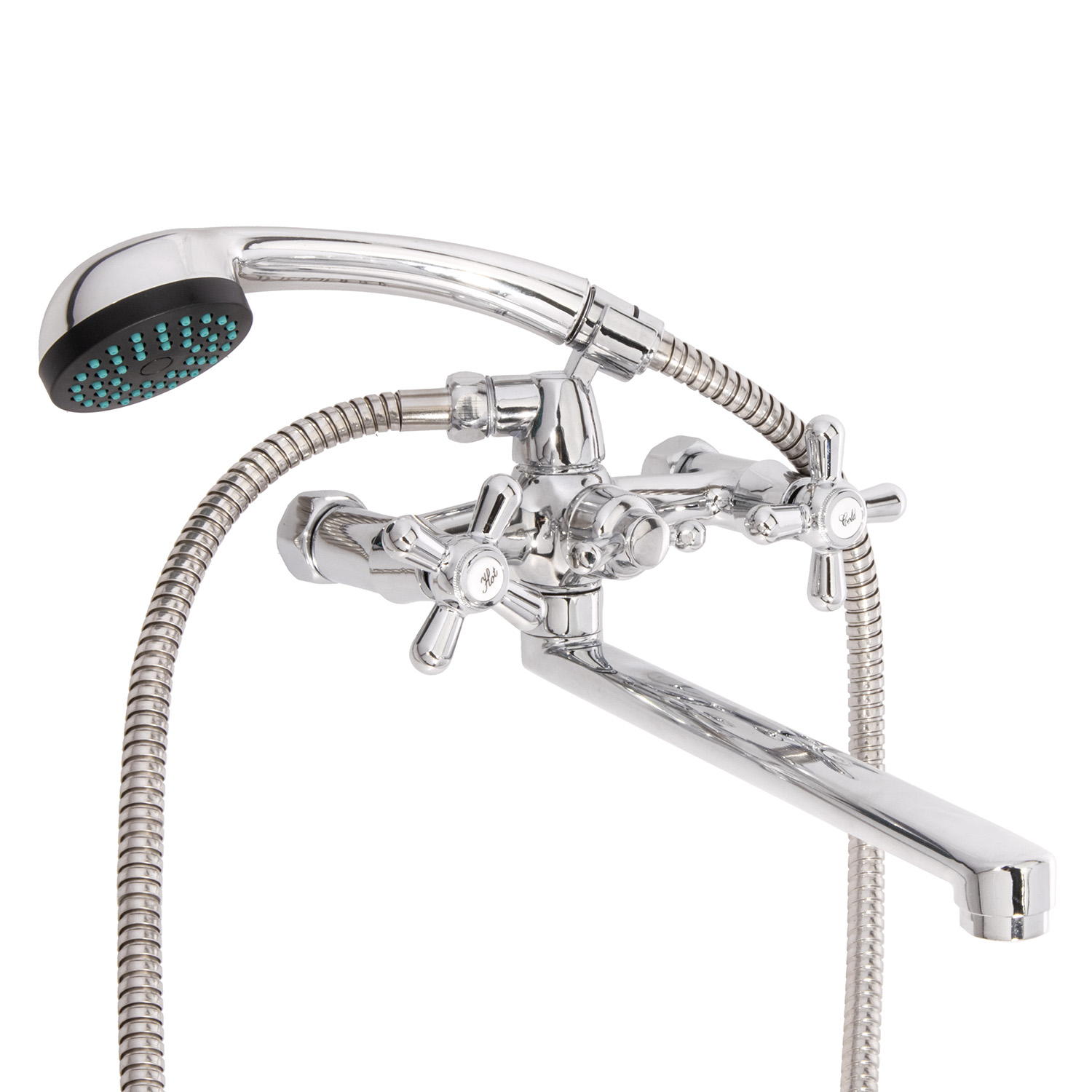 Смеситель д/ванны ROEGEN RP120B плоский излив *1/10