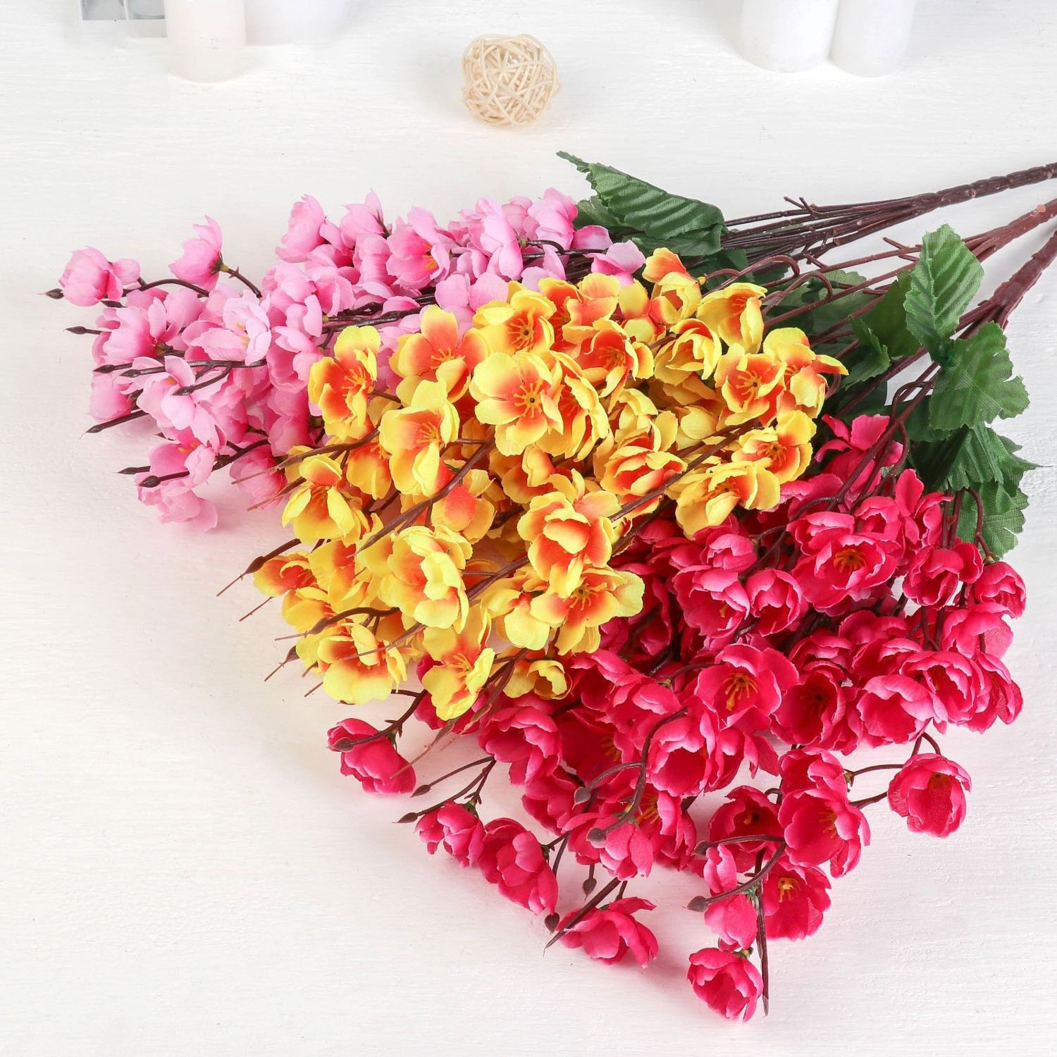 Букет "Молодая сакура" 50 см, микс 2578255