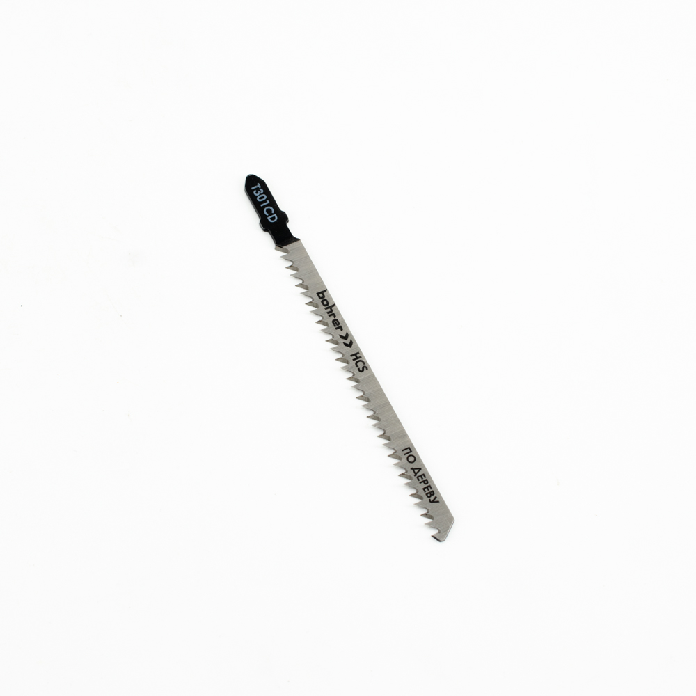 Пилки для лобзика по дереву 115мм шаг3,0мм прям чист рез (2шт) T301СD арт.37103013 Bohrer*10/100/600