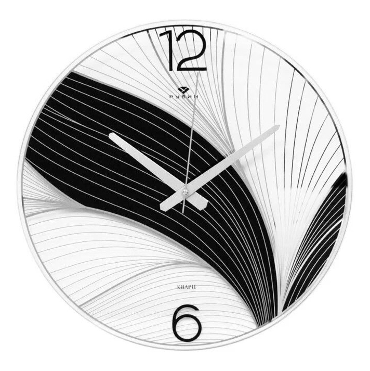 Часы настенные, серия: Интерьер, "Черный лотос", плавный ход, d-39 см 9467907 Часы настенные, серия: Интерьер, "Черный лотос", плавный ход, d-39 см 9467907