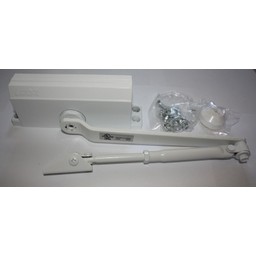 Доводчик для дверей от 50кг до 80кг белый морозостойкий, большой №3S Нора-М *1/10