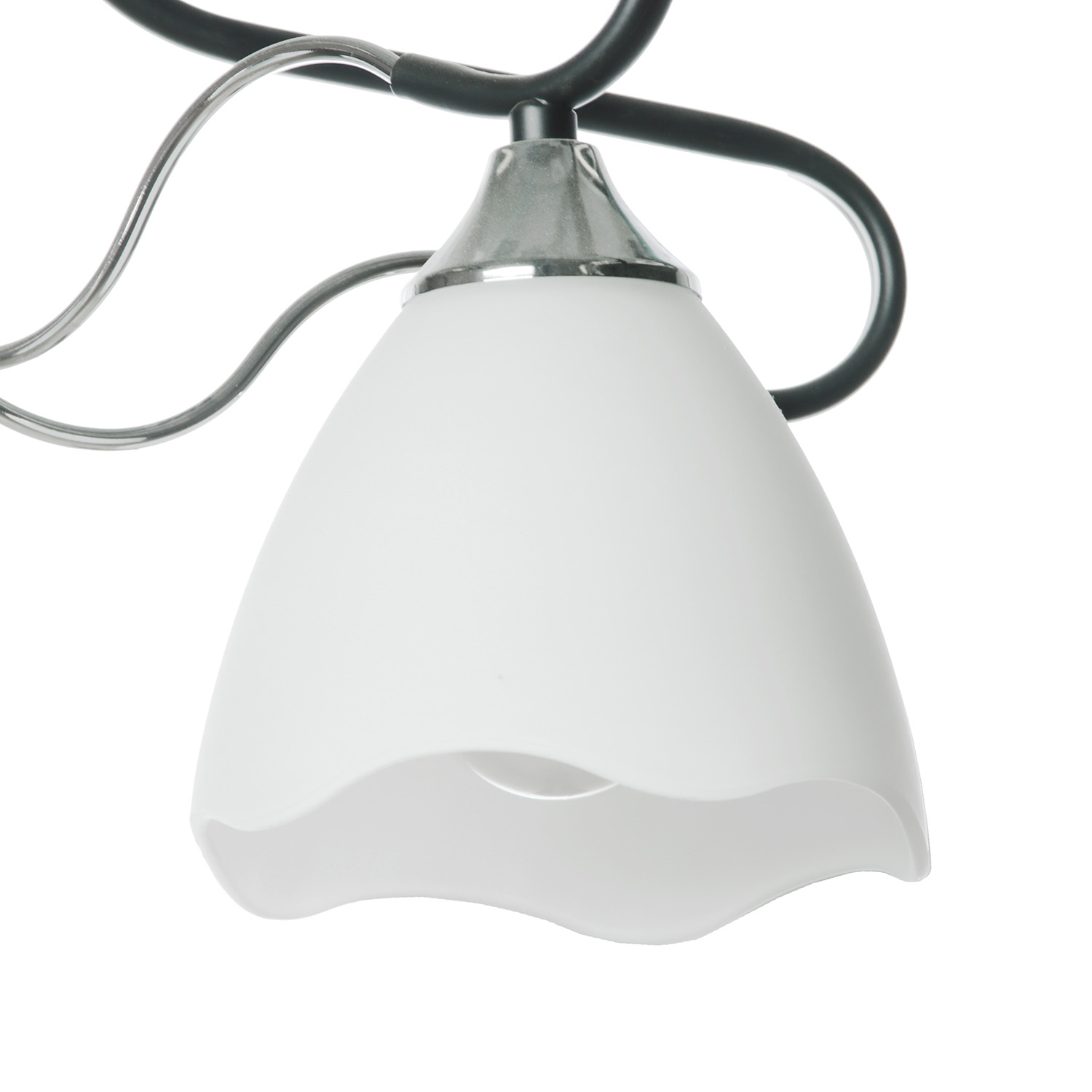 Люстра Verner Lighting А2618/5, 40 Вт, Е27, 5 ламп, черный/хром