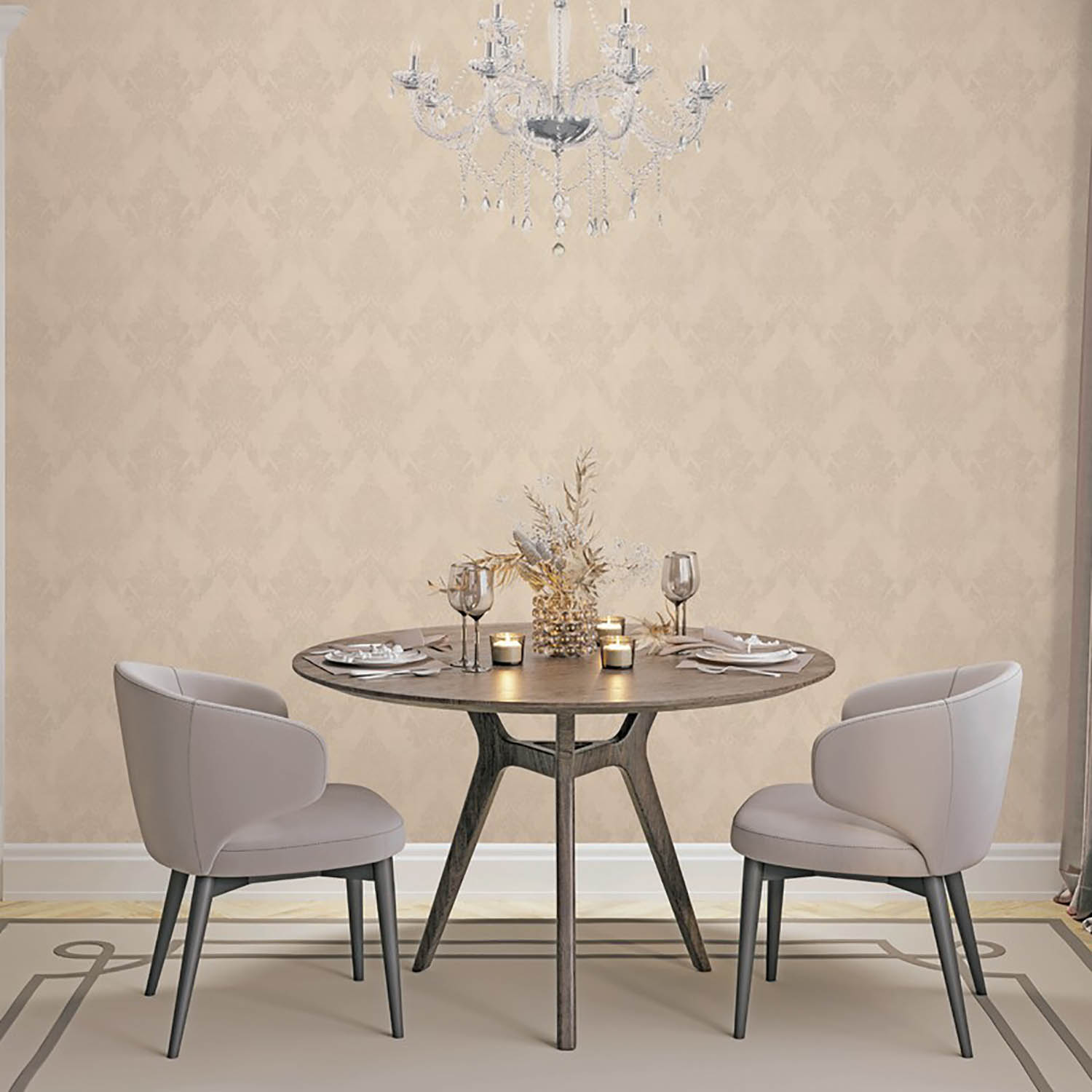 Обои флизелиновые 1.06х10 м OVK Design Элеганс 10916-04