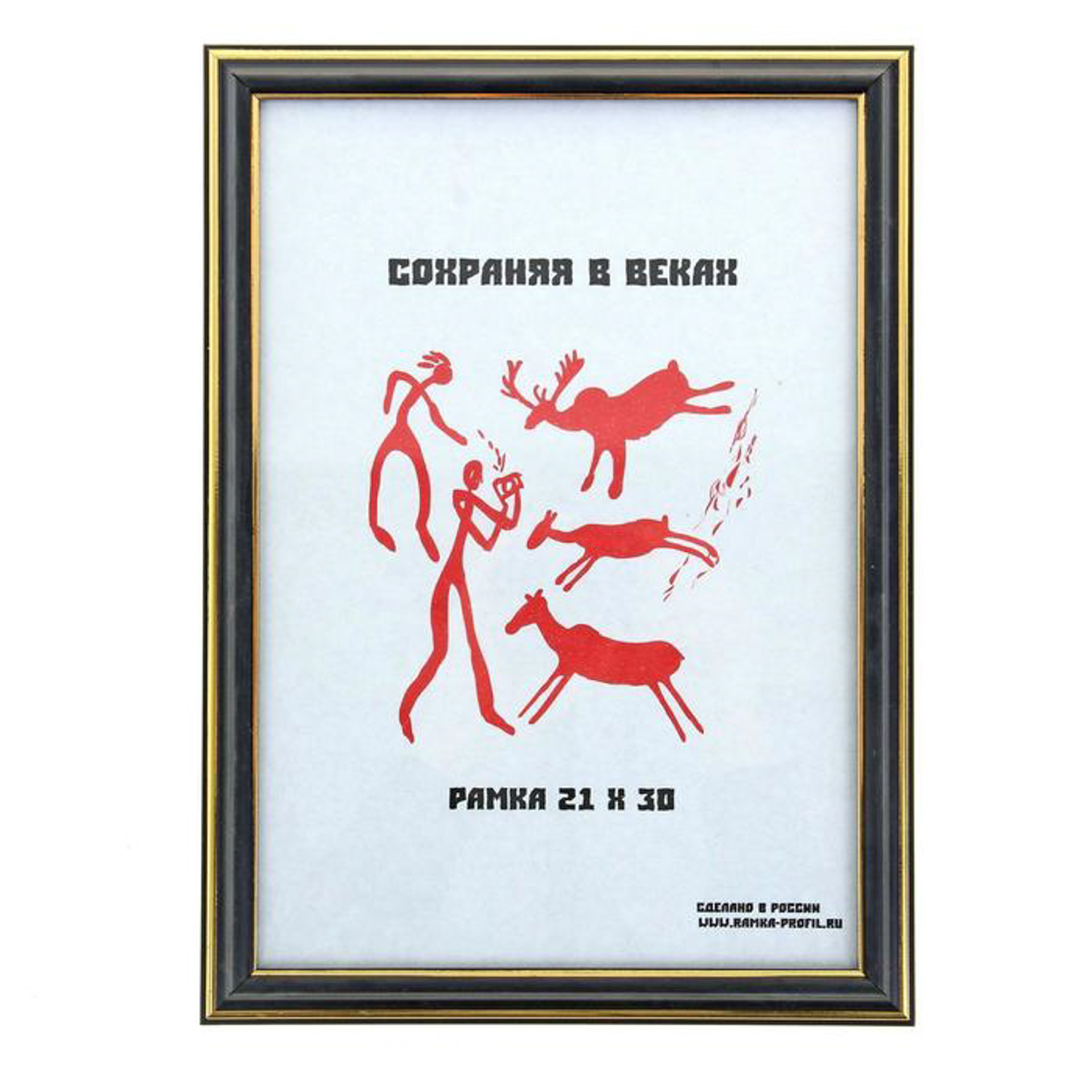 Фоторамка пластик 21х30 см  черный (289) 1114538