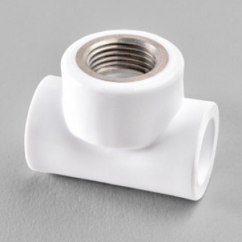 Тройник комбинированный PPRC внутр. резьба Ø 25х3/4"х25 *10/40