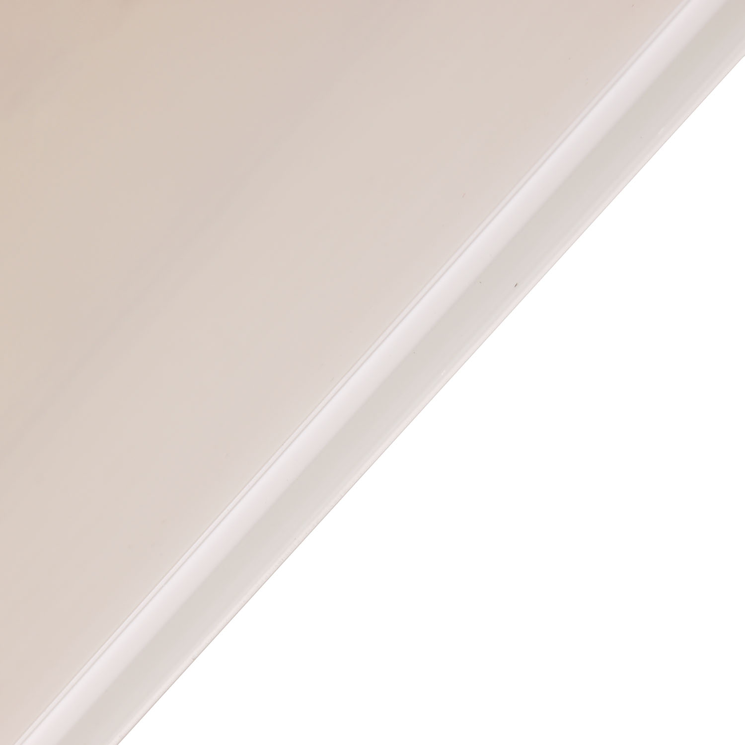 Панель ПВХ 3000х250 мм, белый глянец, лакированная, 0.75 м²