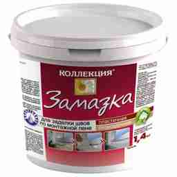 Шпаклевка-замазка по монтажной пене 1.4 кг КОЛЛЕКЦИЯ Ижсинтез