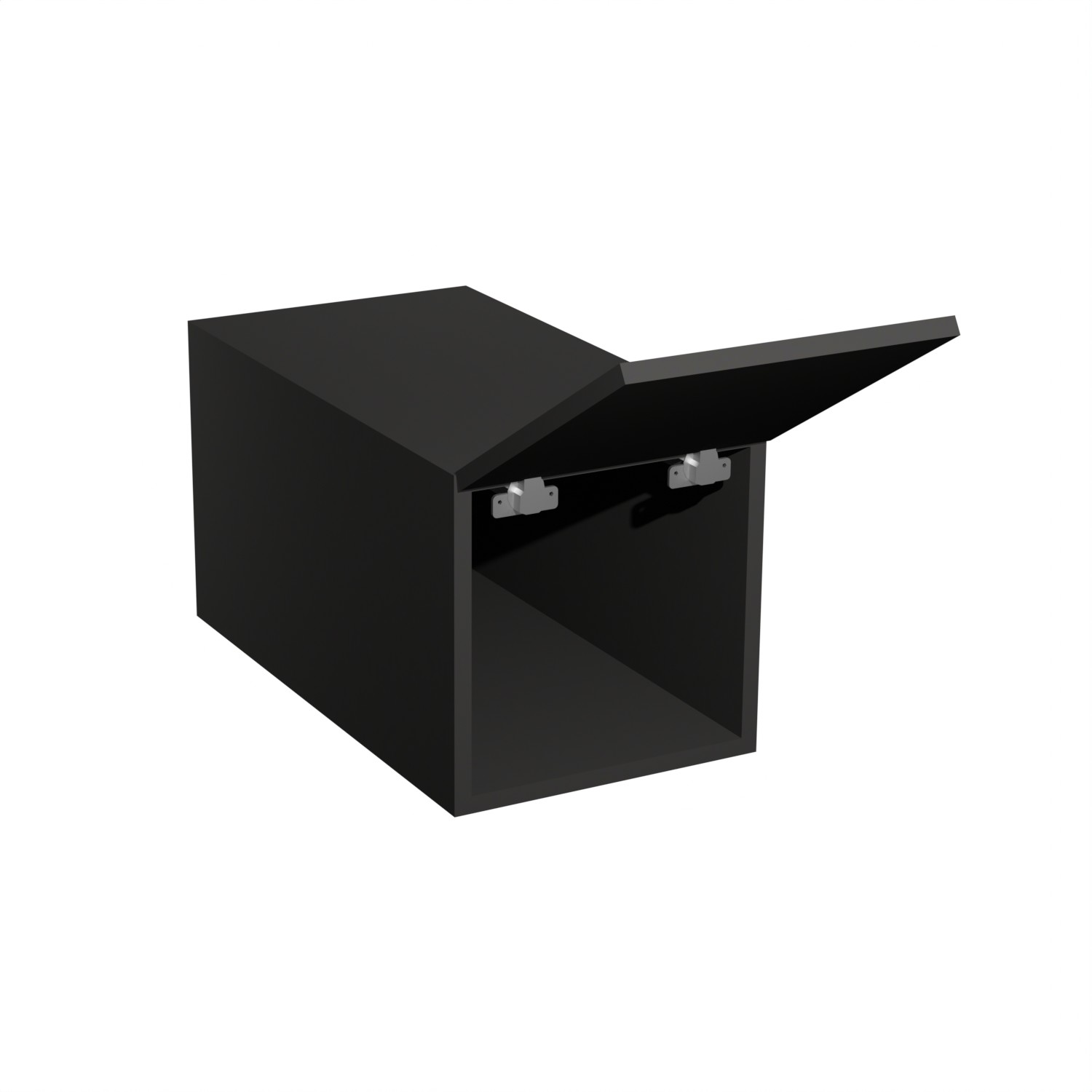 Шкаф навесной 300х300х290 мм BROZEX-WOOD Next, 3 ярус, графит