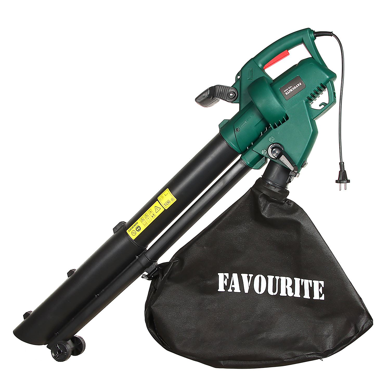 Пылесос-воздуходув электрический  2000Вт 13м3/мин 260км/ч VCB 2000 FAVOURITE *1 Пылесос-воздуходув электрический  2000Вт 13м3/мин 260км/ч VCB 2000 FAVOURITE *1