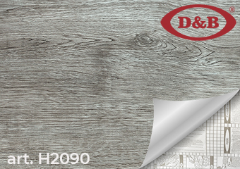 Пленка самоклеящаяся 45см*8м  2090Н серое дерево D&B (Китай)  *1/20