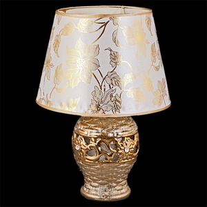 Лампа настольная 02550-0.7-01 Е14 30Вт (керамика+абажур) *1