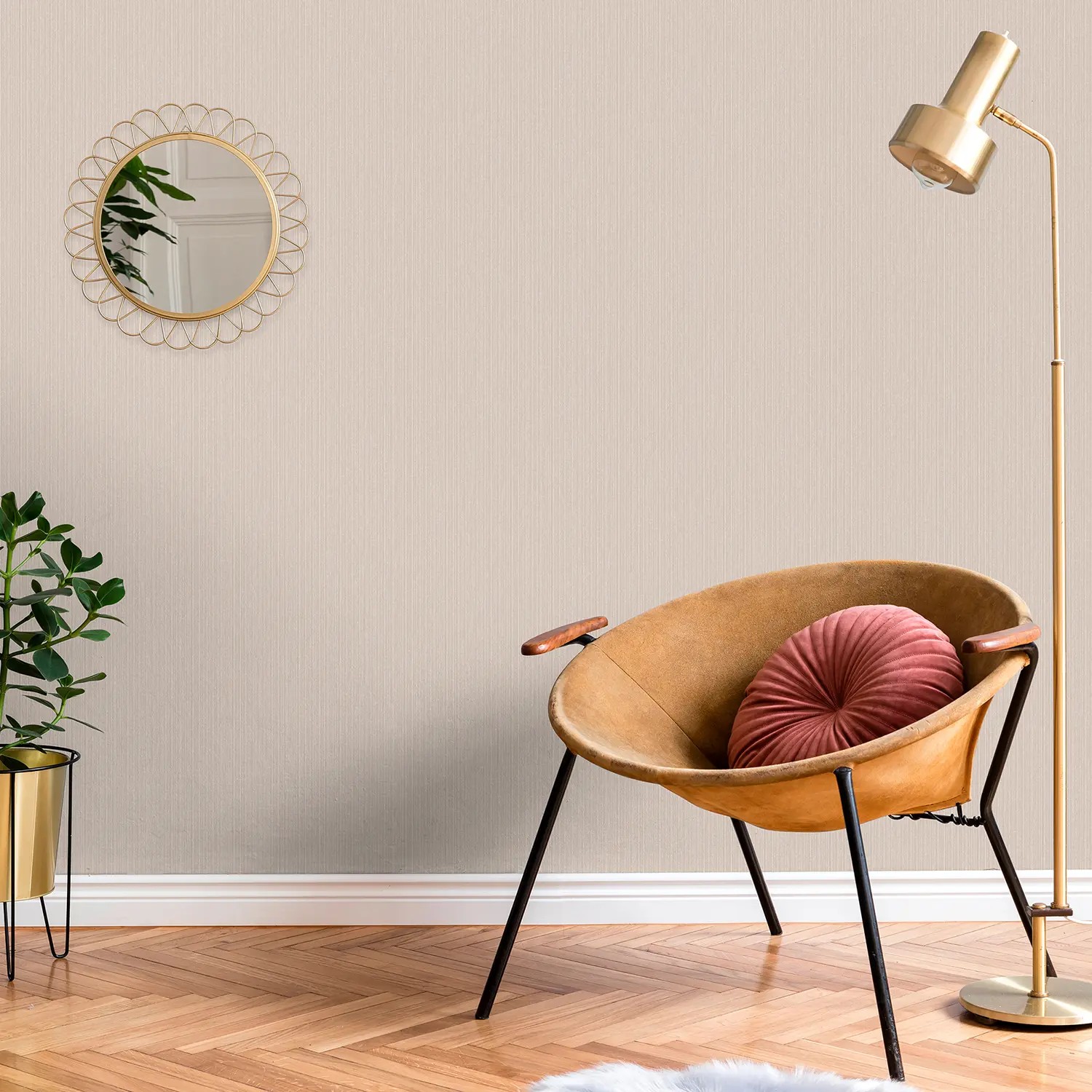 Обои флиз Elysium Букле (беж.) Е82621 1,06*10м *1/4