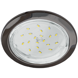 Светильник встраиваемый GX53 H4-GL Ecola без рефлектора глубокий Черный хром FB53GLECB *10/50