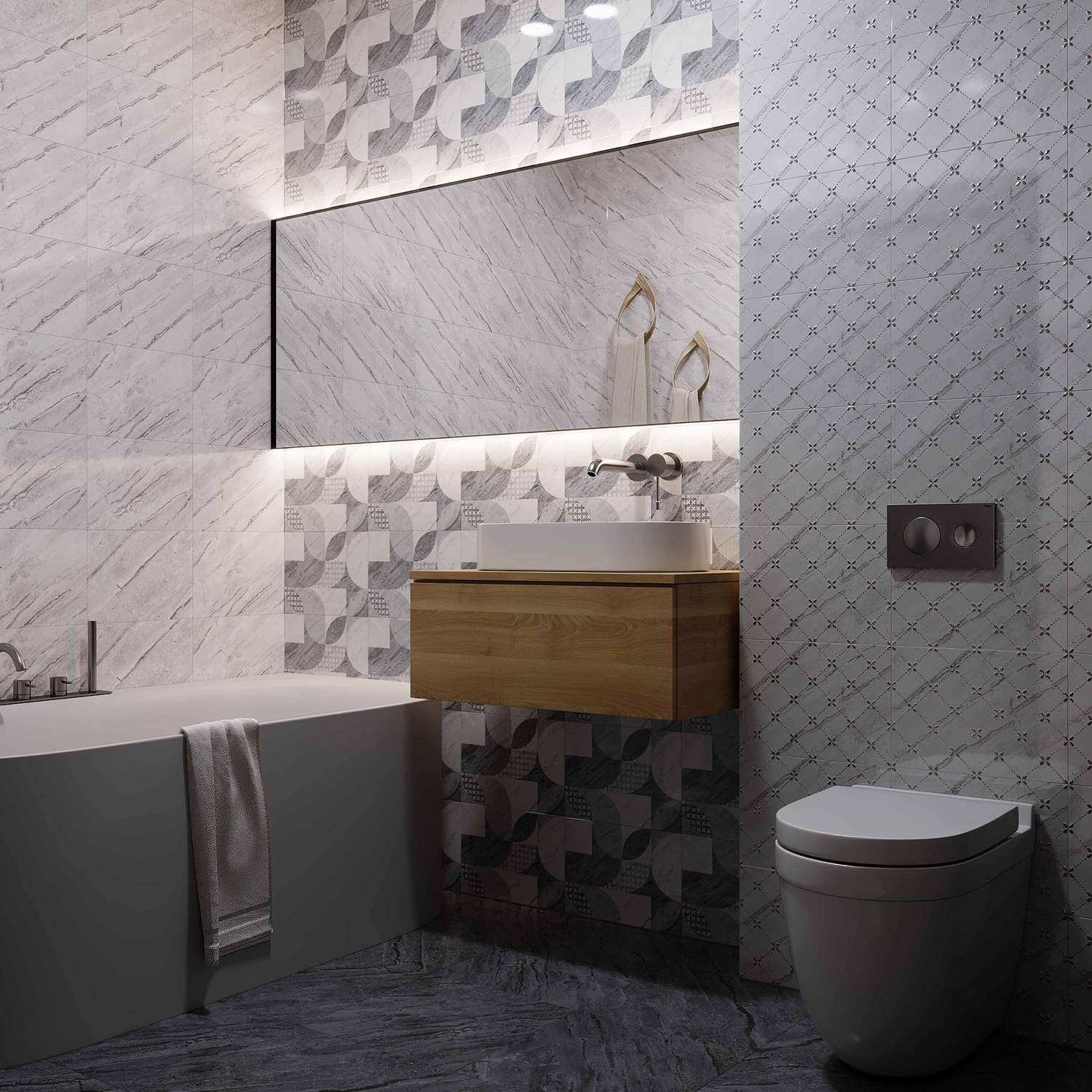 Плитка напольная Тулуза 400*400*9 люкс (0,16*10=1.6*48=76,8) Axima ВКЗ