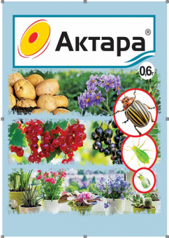 Средство от колорадского жука, тли, белокрылки и др. АКТАРА ВДГ 0,6г (В/Х) 10/400