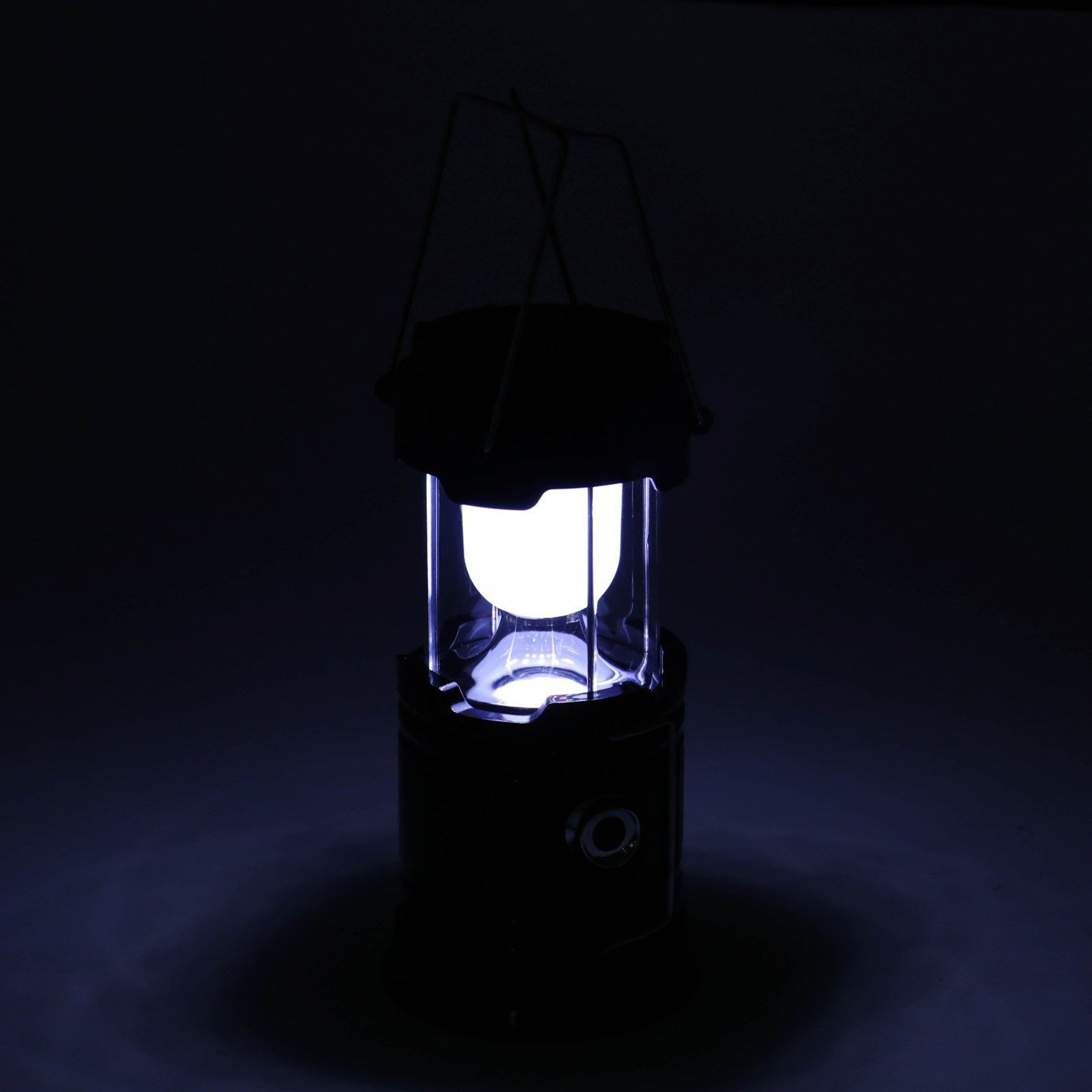 Фонарь кемпинговый аккумуляторный, солнечная батарея, 220V, раздвижной, микс, 14х10 см 1268444