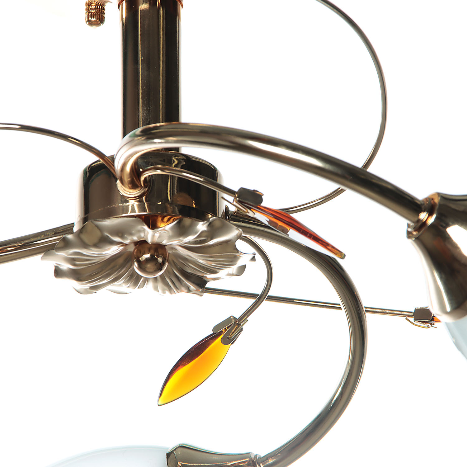 Люстра Verner Lighting Тюльпан К0492/3, 60 Вт, E27, 3 лампы, золото