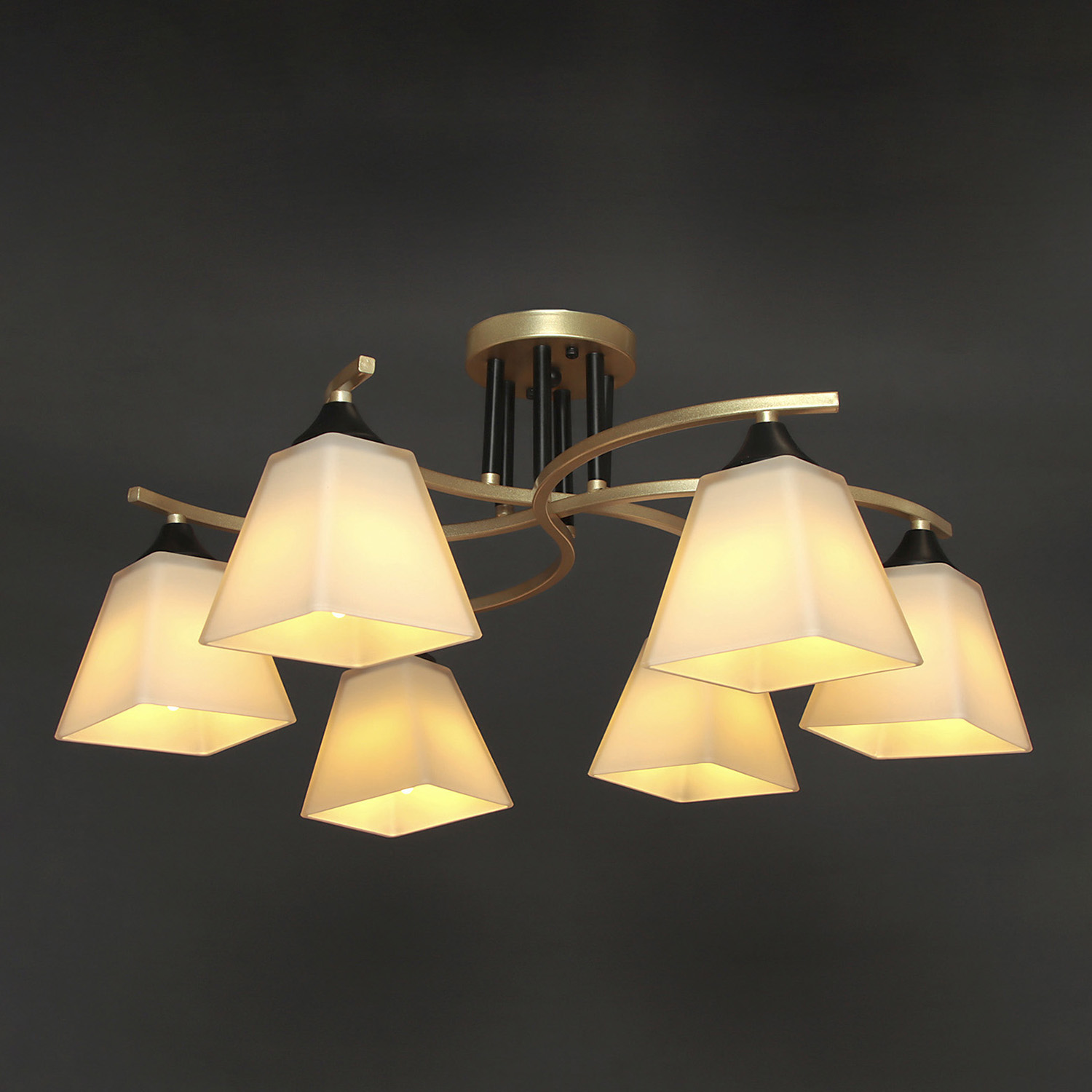 Люстра N5456/6 6*40W  E27 (d-600; h-290)  VERNER LIGHTING *1