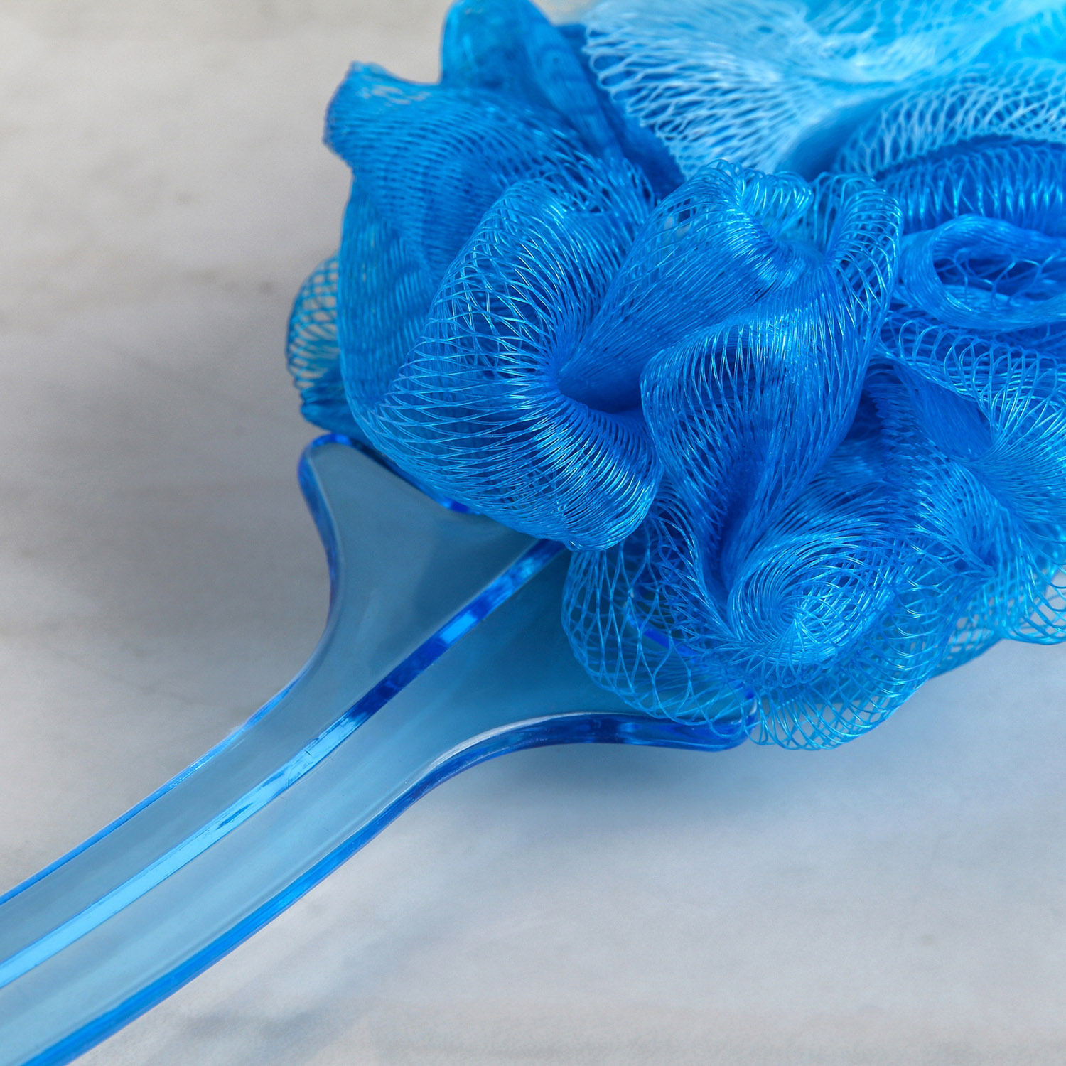 яяяМочалка для тела с ручкой, двухцветная, 30 гр, цвет МИКС 142993