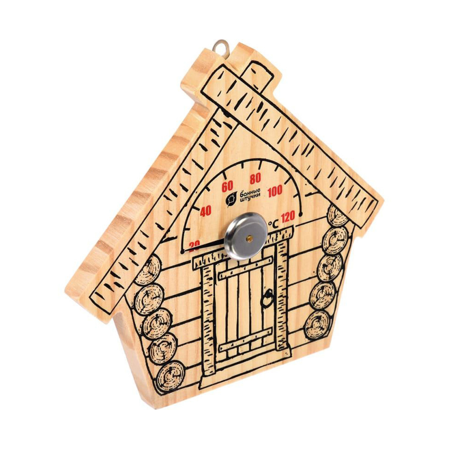 Термометр "Парилочка" 17*16см для бани и сауны "Банные штучки" *1/10 (для розницы)