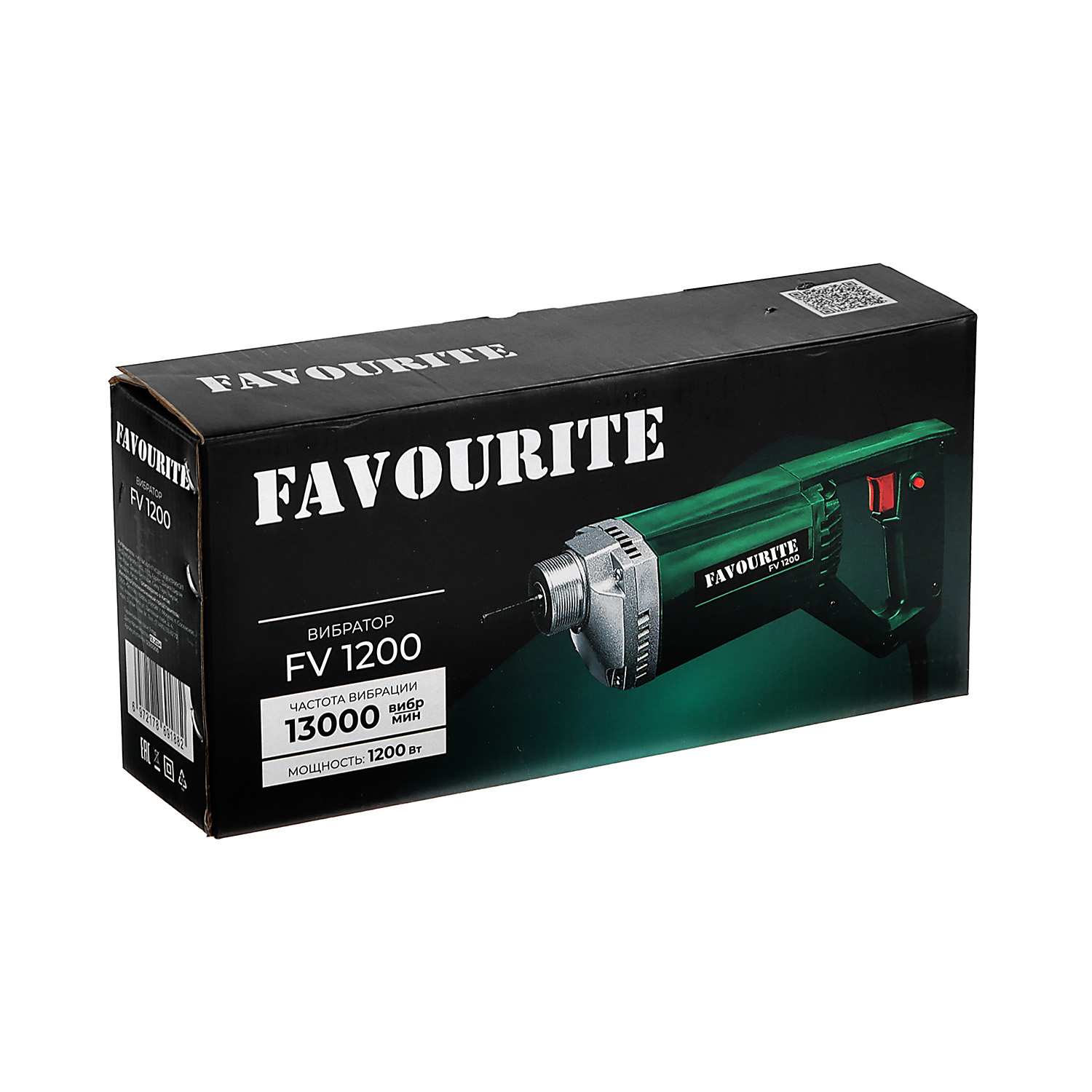Вибратор для бетона портативный 1200Вт 13000виб/мин FV 1200 FAVOURITE *1/10