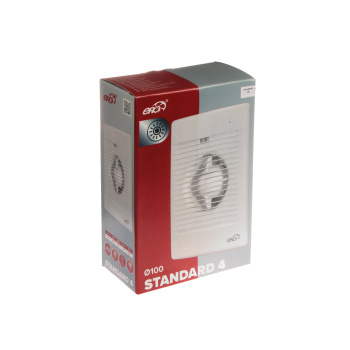 Вентилятор 100 STANDARD 4 ERA (Ø100мм, 100 м3/ч, 180*250мм ) *1/12