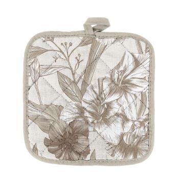 Прихватка 18х18см Флора 60050-2, 100% хлопок Vse DOMA *1