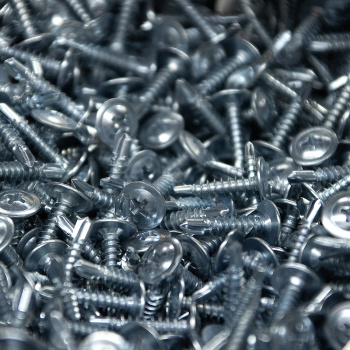 Саморез с прессшайбой 4.2х19 мм BROZEX, наконечник сверло, оцинкованная сталь