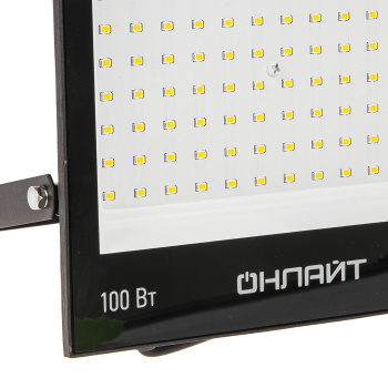 Прожектор светодиодный 100Вт 4,0К IP65 холодный Онлайт OFL-100-4K-BL-IP65-LED 61947 *110
