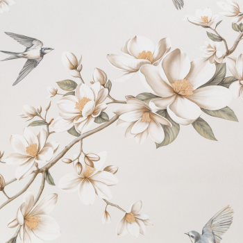 Обои флиз "Палитра" Magnolia (беж.) PL72535-12   1,06*10м *1/8