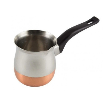 яяяТурка нерж. с медным дном 0,35л d75мм дл.пл.ручка 6123C-350 (МФК) *1/36