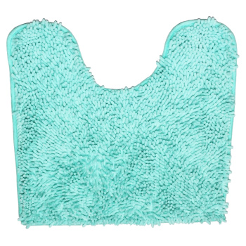 Коврик д/туалета "макароны" (50см х 50см) Бирюзовый *1