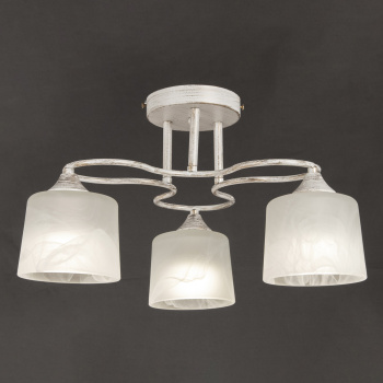 Люстра Verner Lighting N2058/3, 40 Вт, Е27, 3 лампы, белый/золото