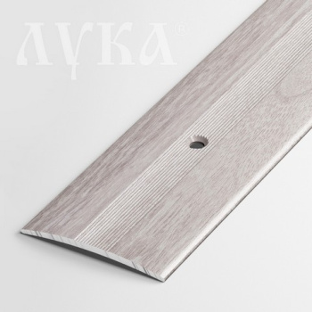 Порог-стык средний Лука ПС 03, 1350х37х3.3 мм, ясень белый