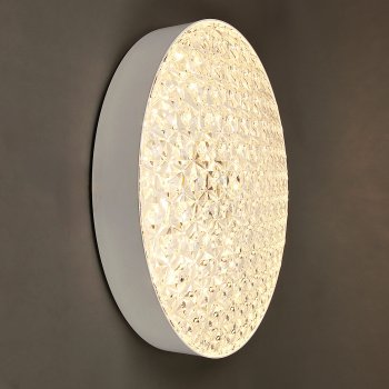 Светильник светодиодный акриловый 500мм 96W 9017/48W*2 LED 3 реж пульт S=22м2 VERNER LIGHTING *1