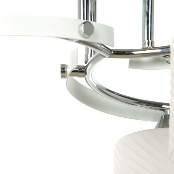 Люстра Verner Lighting N2163/3, 40 Вт, Е27, 3 лампы, белый/хром