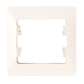 Рамка "Glossa" 1-м бежевый GSL000201 *1/45